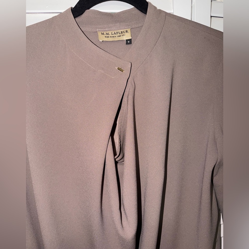 M.M. Lafleur Women's Apfel Blouse Draped Neck